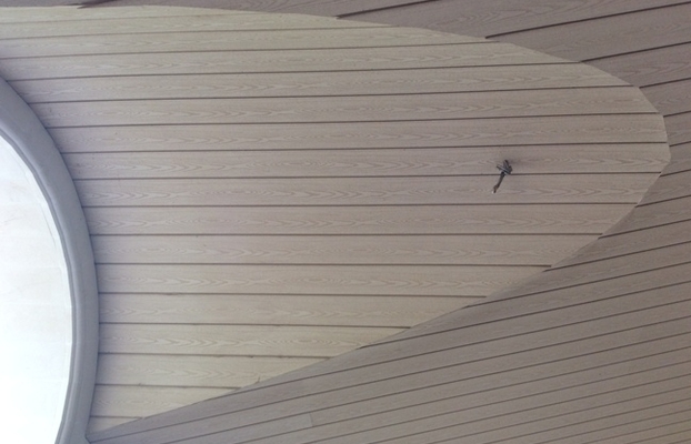 Отделка потолка веранды частного дома г. Суздаль